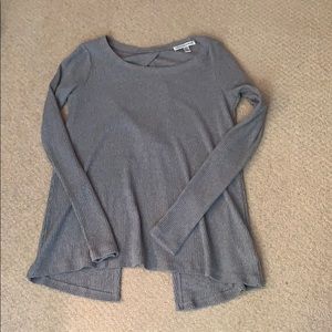 Brand new open twist back sweater AEO
